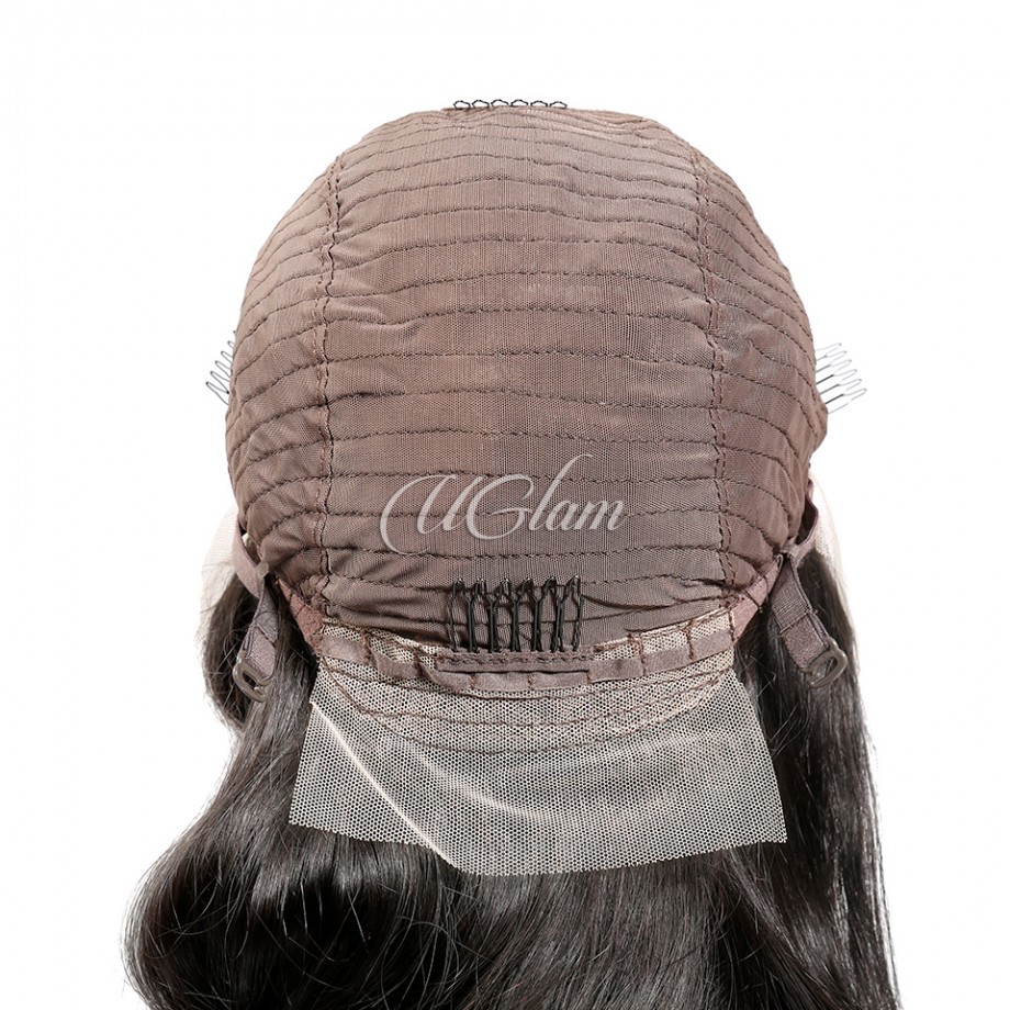 Virgin Human Hair 13x4 13x6 Transparent Lace Front Body Wave Wig 200% Density