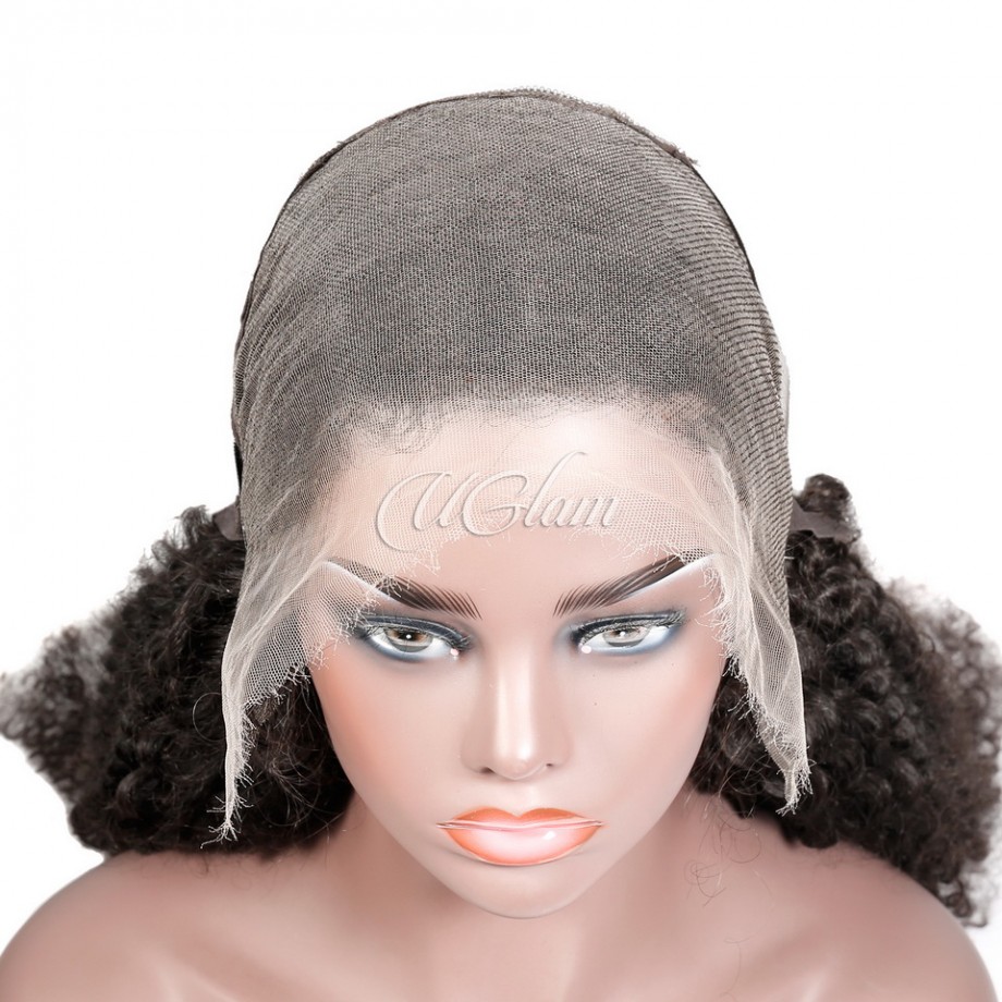 Virgin Human Hair 13x6 HD Lace Front Deep Wave Wig