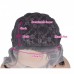 Uglam #99J/P4/27 Color T Part Lace Front Wigs Pixie Cut Curly Hair