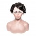 Uglam T Part Lace Front Wigs Pixie Cut Curly Hair