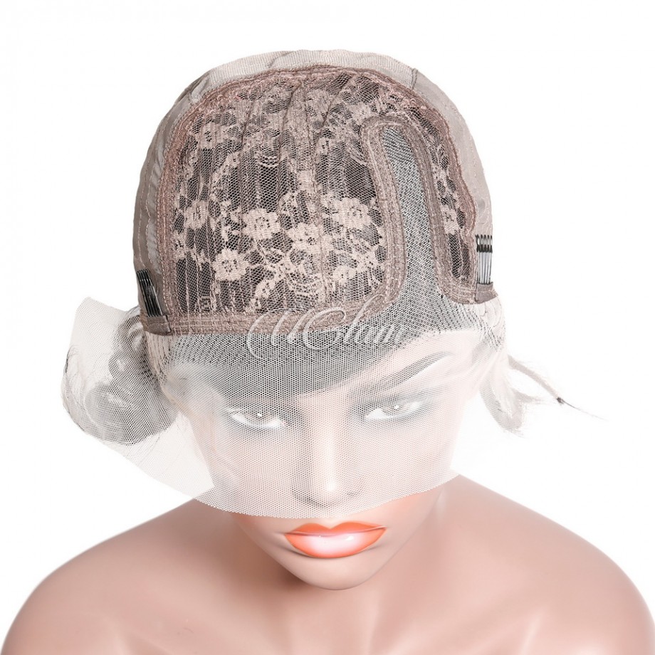 Uglam T Part Lace Front Wigs Pixie Cut Curly Hair
