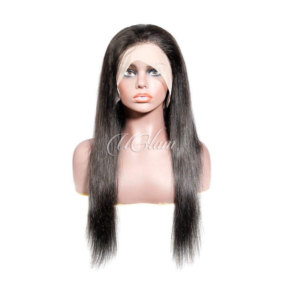 Uglam Transparent Lace Front  Wig Straight 200% Density