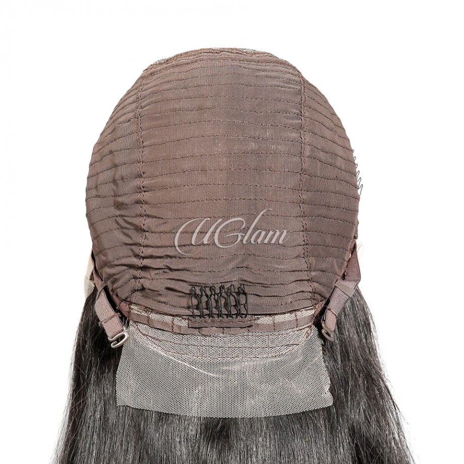 Uglam Transparent Lace Front  Wig Straight 200% Density