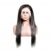 Virgin Human Hair 13x4 13x6  Transparent Lace Front Straight Wig 200% Density
