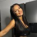 Uglam Transparent Lace Front  Wig Straight 200% Density
