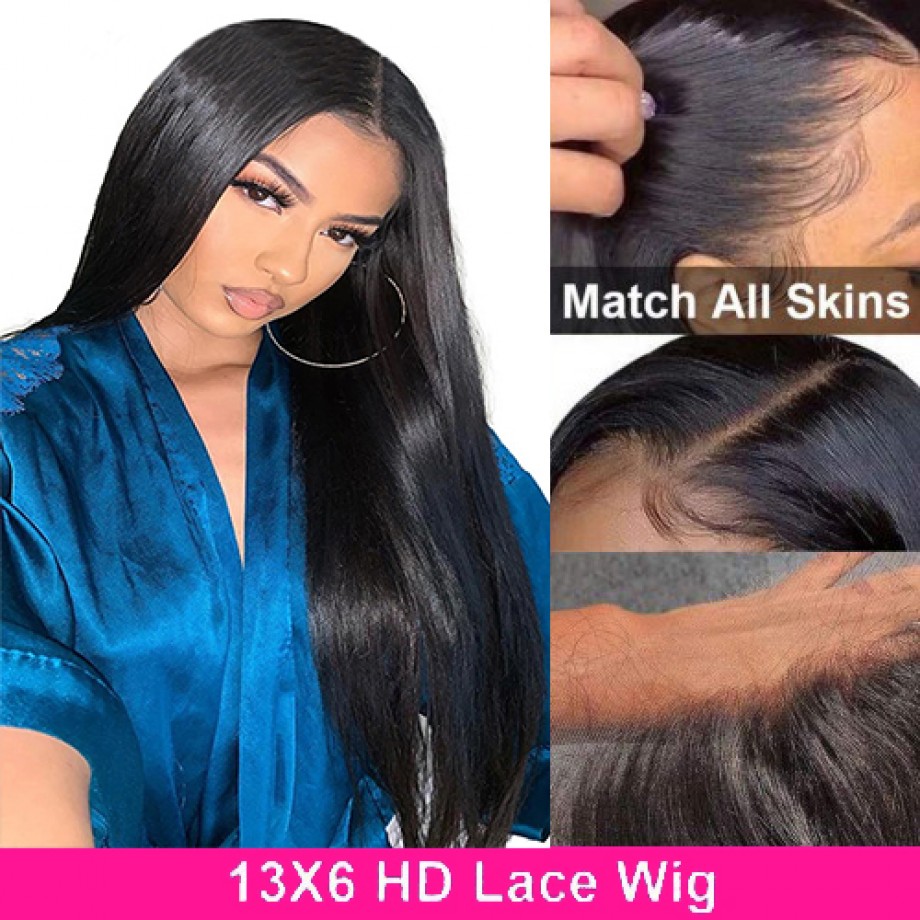 Uglam 13X6 HD Lace Front Straight Wig