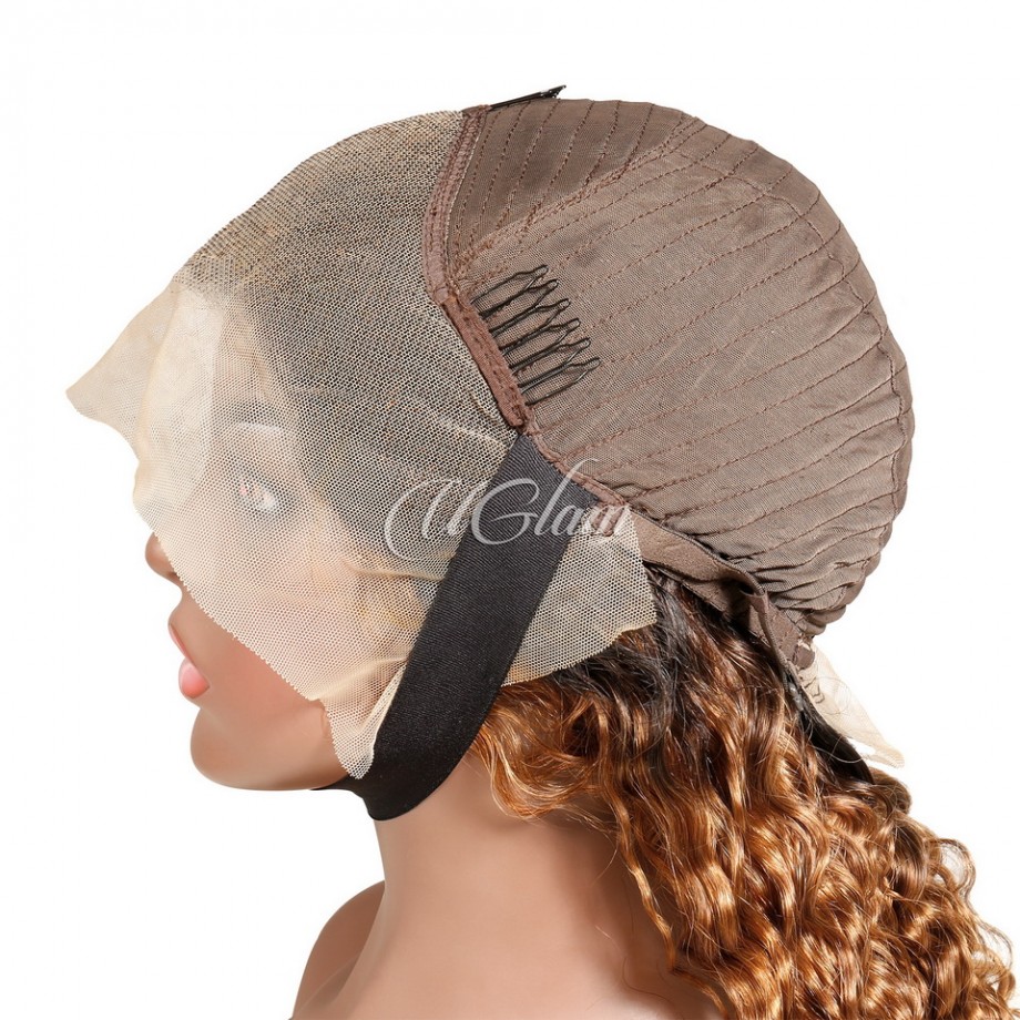 Uglam 1B/30 13x4  Lace Frontal Wig Deep Wave