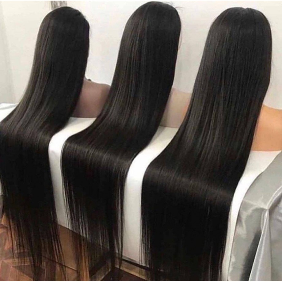 32 34 36 Inch Long Straight 13x4 Transparent Lace Full Frontal Wigs