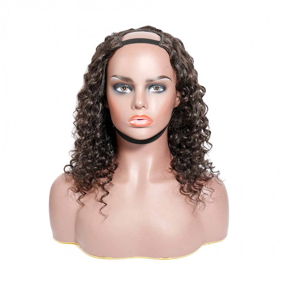Uglam U Part Wig Deep Wave
