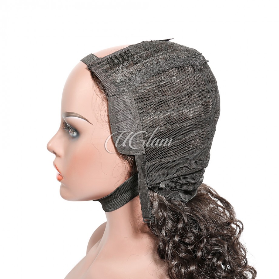 Uglam U Part Wig Deep Wave