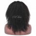 U Part Kinky Curly Human Hair Wig
