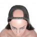 U Part Kinky Straight Human Hair Wig