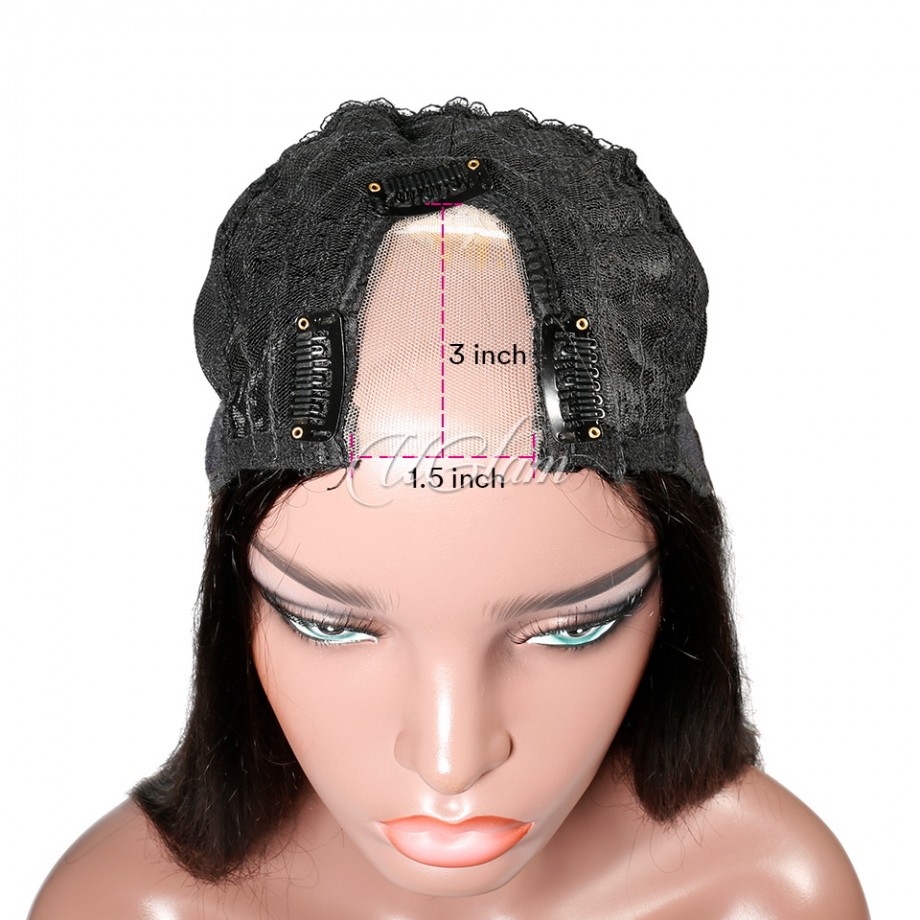 Uglam Straight U&V Part Wigs