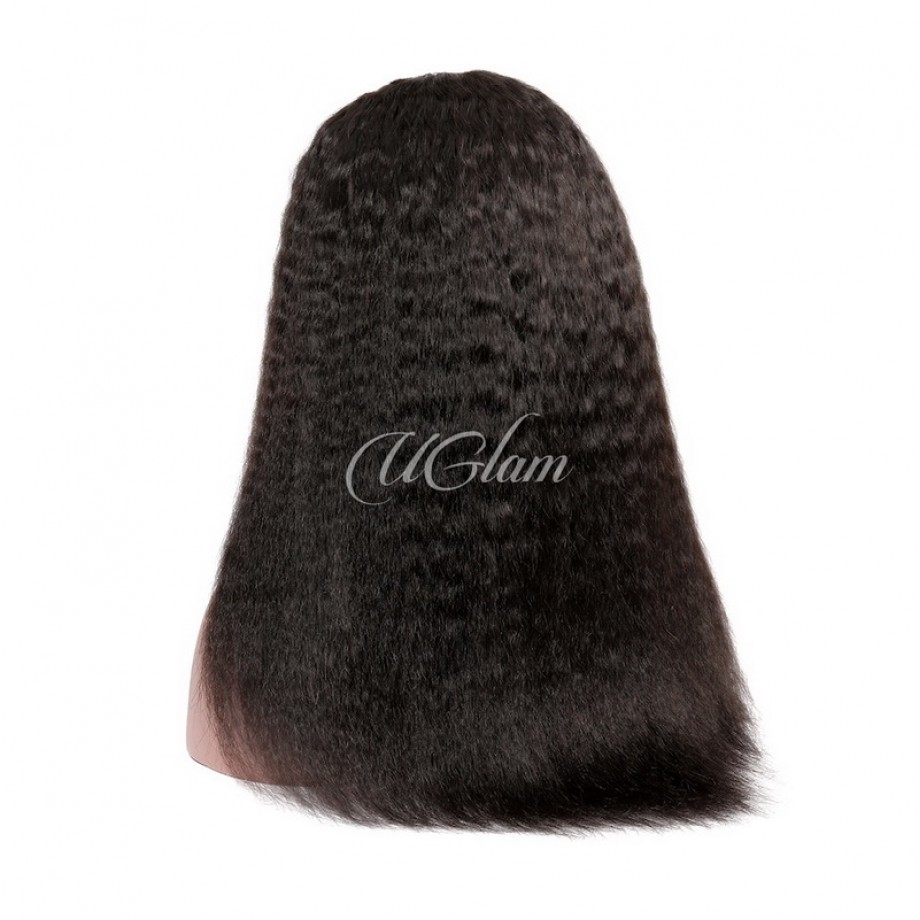 Uglam Kinky Straight U&V Part Wigs