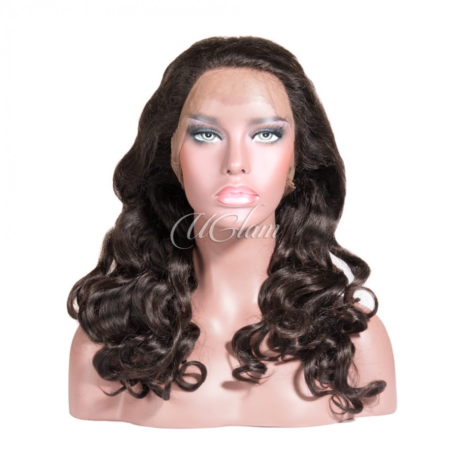 Uglam Clearence 360 Lace Front Big Curl Wig 250% Density