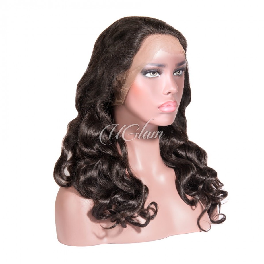 Uglam Clearence 360 Lace Front Big Curl Wig 250% Density
