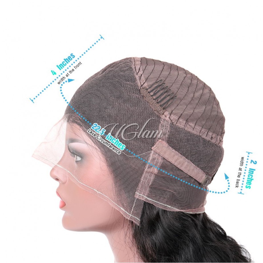 Uglam Clearance 360 Lace Frontal Wigs Body Wave 250% Density