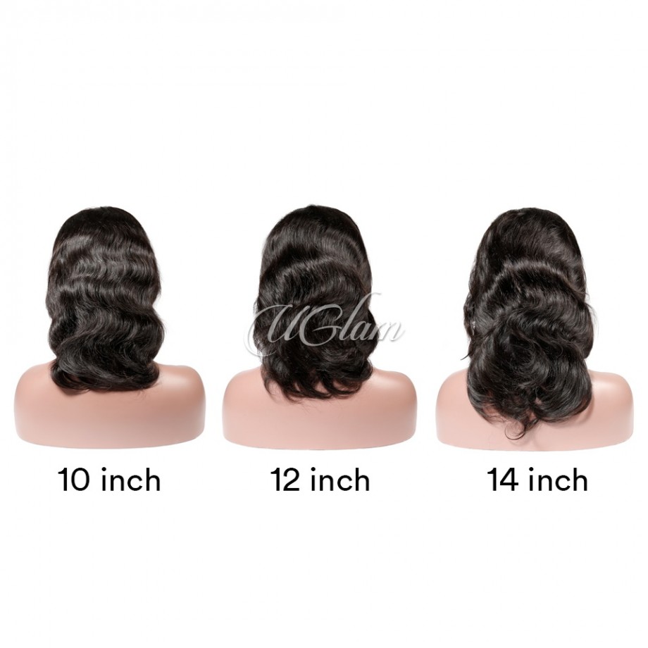 Uglam Clearance 360 Lace Frontal Wigs Body Wave 250% Density