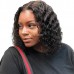 Uglam Bob Lace Front Wigs 250% Density Deep Wave 