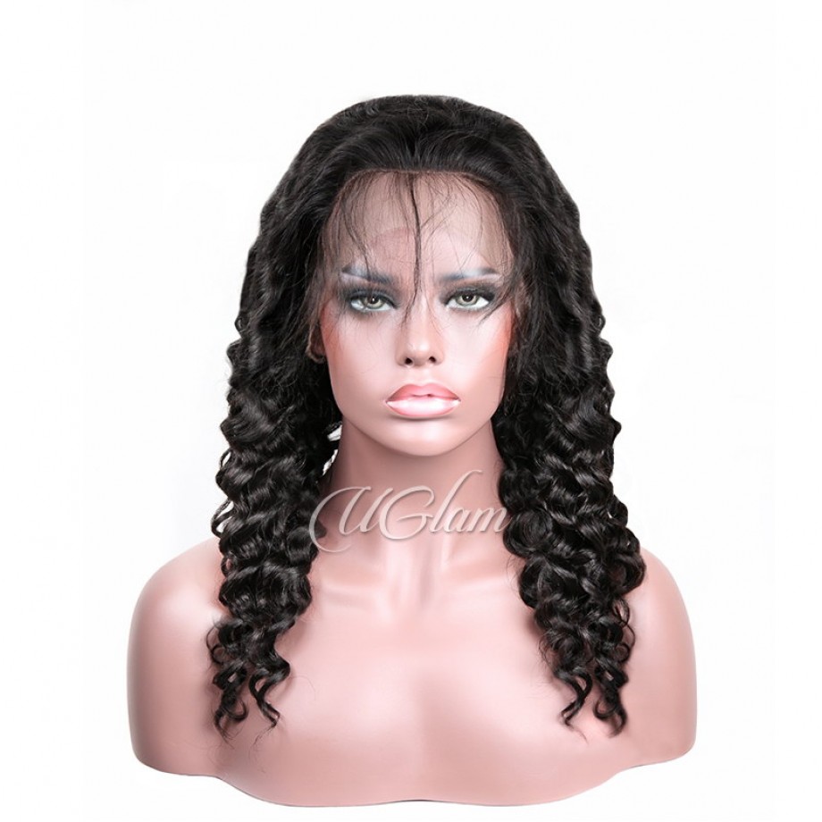 Uglam Buy 1 Get 1 free Clearence 360 Lace Front Loose Wave Wig 250% Density