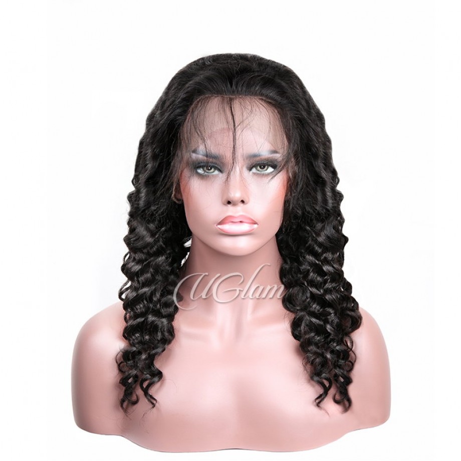 Uglam Clearence 360 Lace Front Loose Wave Wig 250% Density