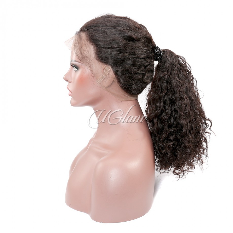 Uglam 360 Lace Front Wigs Roman Curl 180% Density
