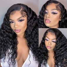 Uglam Buy 1 Get 1 free 360 Lace Front Wigs Roman Curl 180% Density