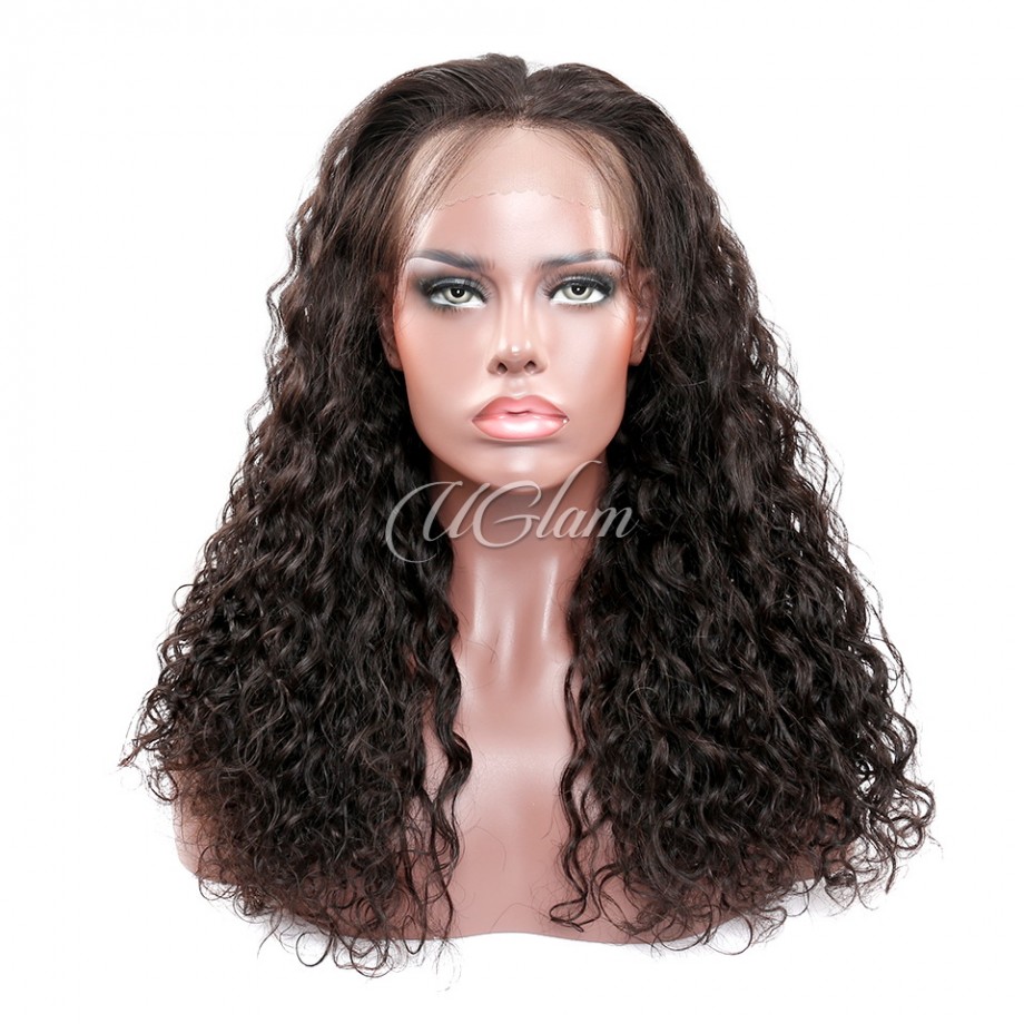 Uglam 360 Lace Front Wigs Roman Curl 180% Density