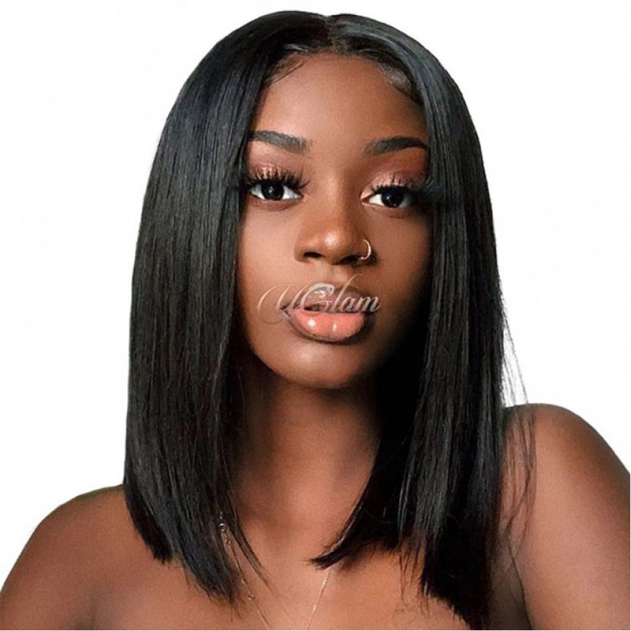 Virgin 13x4 Lace Frontal Human Hair Wigs 2PCS