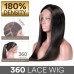 Uglam Buy 1 Get 1 free 360 Lace Front Wigs Straight 180% Density