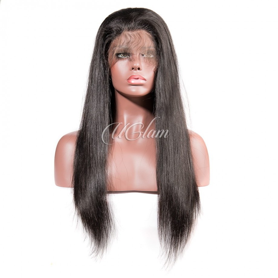 Uglam Buy 1 Get 1 free 360 Lace Front Wigs Straight 180% Density