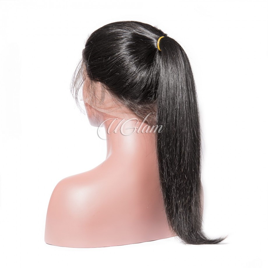 Uglam 360 Lace Front Wigs Straight 180% Density