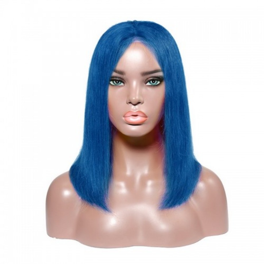 Uglam Color 4X4 Lace Front Bob Wig Straight