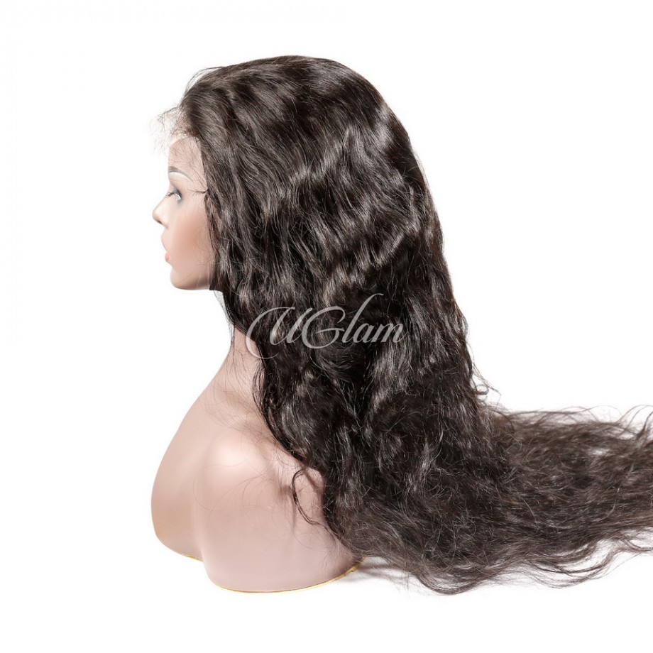 Virgin Human Hair 4x4 5x5 6x6 Body Wave Transparent Lace Closure Wig