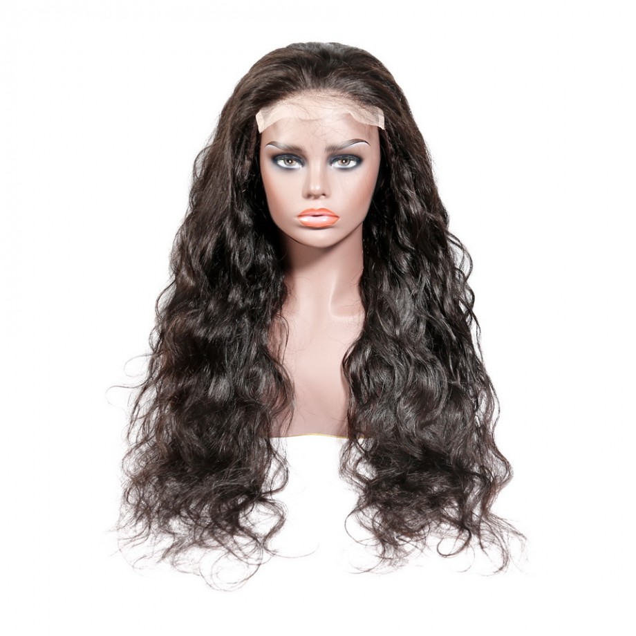 Virgin Human Hair 4x4 5x5 6x6 Body Wave Transparent Lace Closure Wig