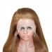 Human Hair 13x4 Transparent Lace Front  #6 Color Straight Wigs