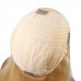 Virgin 13X4 Lace Front #613 Blonde Color Straight Human Hair Wigs 150% Density