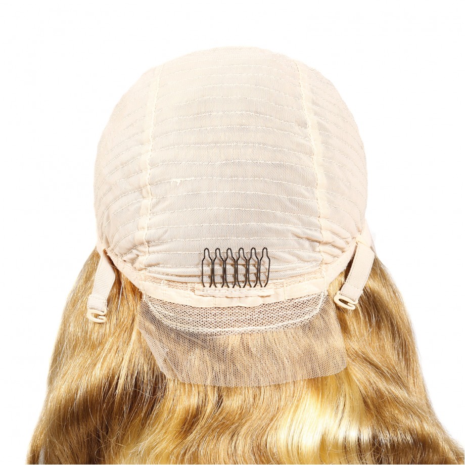 Uglam 13X4 Lace Front Wigs 30/613 Blonde Color Body Wave 