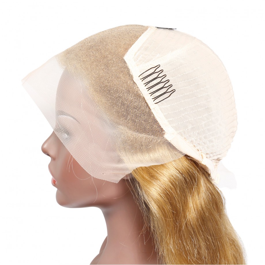 Uglam 13X4 Lace Front Wigs 30/613 Blonde Color Straight 150% Density