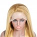 Uglam 13X4 Lace Front Wigs 30/613 Blonde Color Straight 150% Density