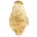 Uglam 13X4 Lace Front Wigs 613 Blonde Color Body Wave 150% Density