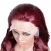 13x4 Lace Front Wigs 99j Color Body Wave Hair