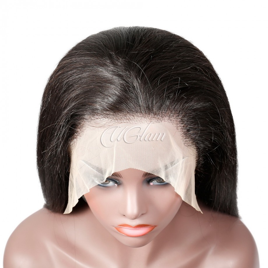 Uglam 13x4 Lace Front Straight Bob Wig 
