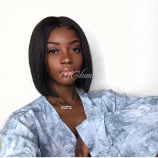 Uglam 13x4 Lace Front Straight Bob Wig 