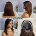 Uglam 13x4 Color Straight Transparent Lace Front Bob Wigs