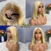 Uglam 13x4 Color Straight Transparent Lace Front Bob Wigs