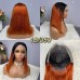 Uglam 13x4 Color Straight Transparent Lace Front Bob Wigs