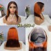 Uglam 13x4 Color Straight Transparent Lace Front Bob Wigs