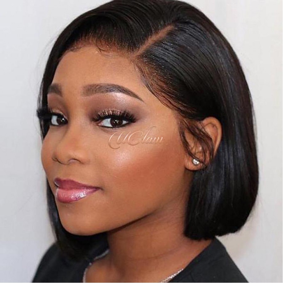 Uglam 13x4 Lace Front Straight Bob Wig 