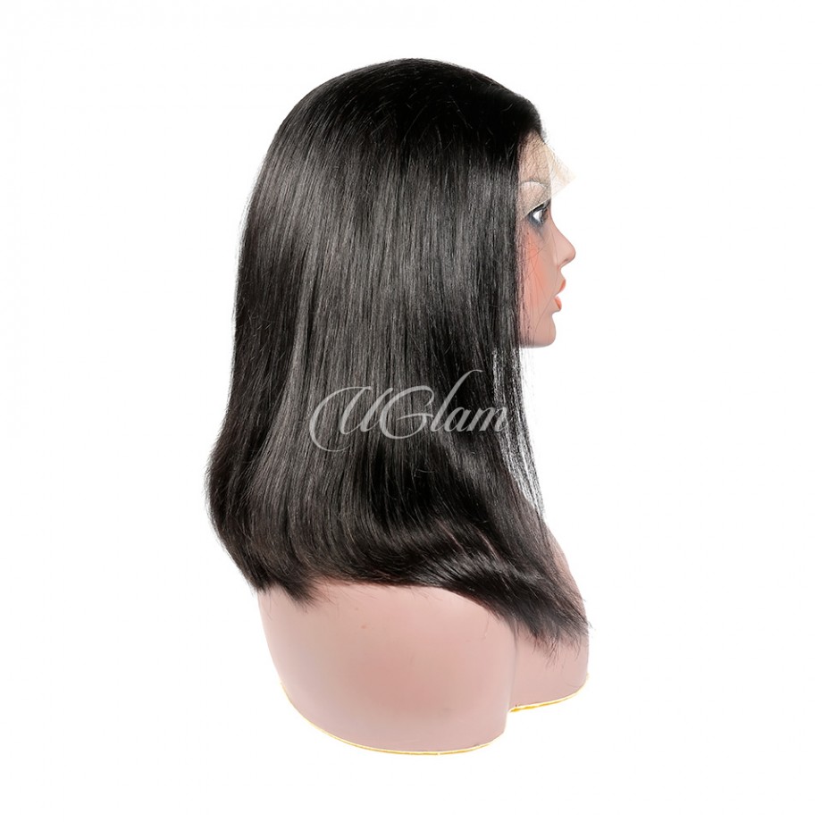 Uglam 13x4 Transparent Lace Front Straight Bob Wig 